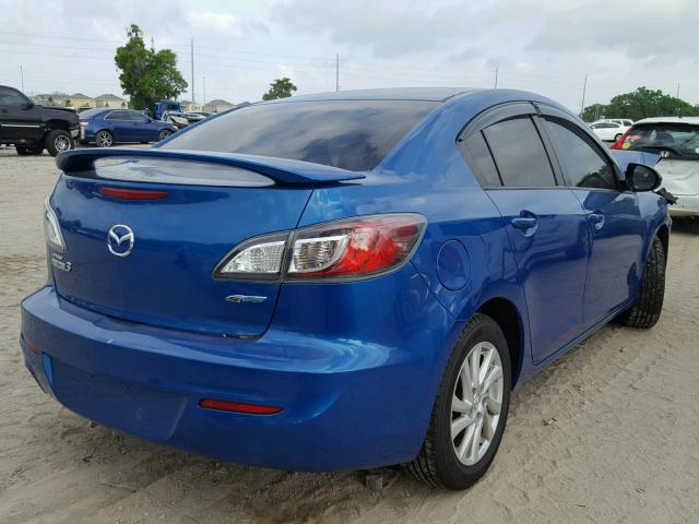 JM1BL1V7XC1639450 - 2012 MAZDA 3 I BLUE photo 4