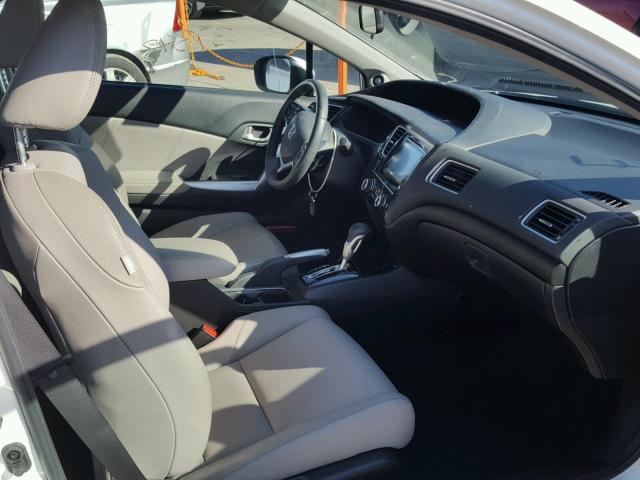 2HGFG3B08FH529996 - 2015 HONDA CIVIC EXL 白色 照片 5