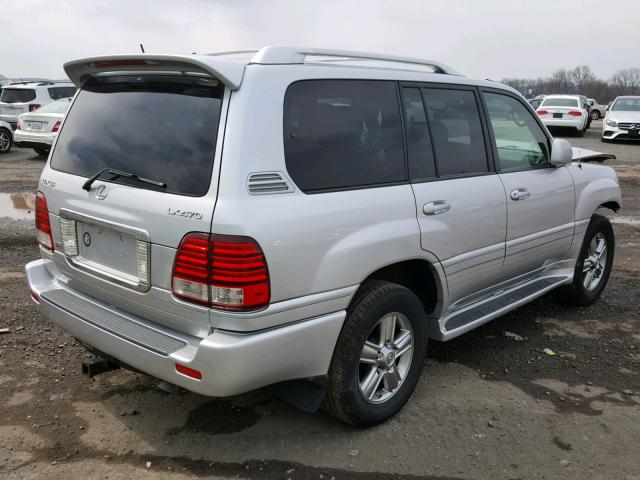 JTJHT00W074026905 - 2007 LEXUS LX 470 SILVER photo 4