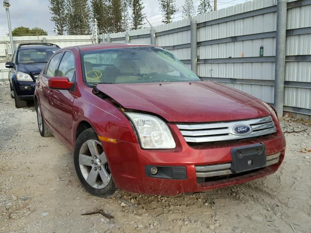 3FAHP07ZX8R158236 - 2008 FORD FUSION SE RED photo 1