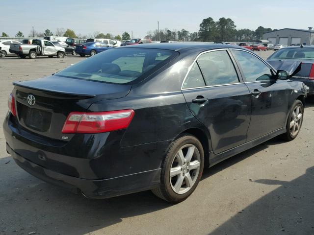 4T1BK46K97U053653 - 2007 TOYOTA CAMRY NEW BLACK photo 4