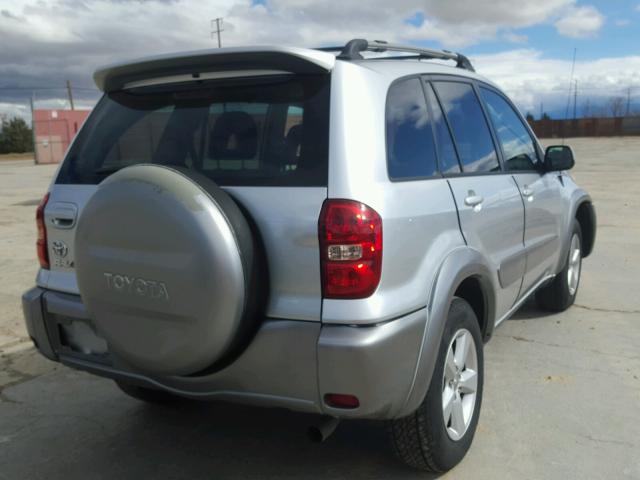 JTEGD20V450077645 - 2005 TOYOTA RAV4 SILVER photo 4