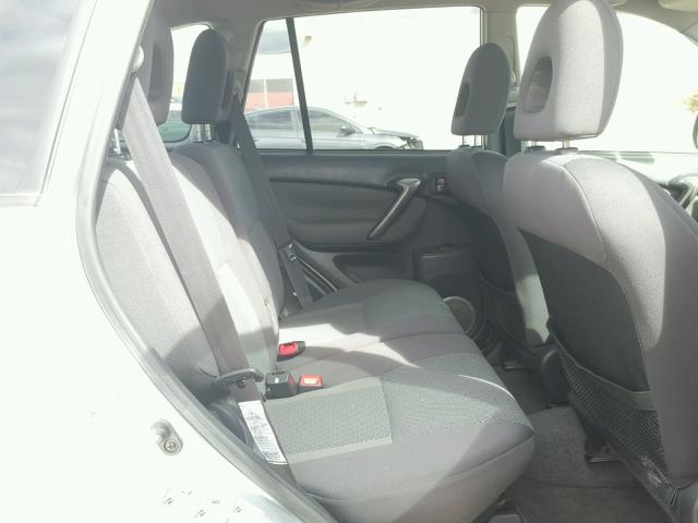 JTEGD20V450077645 - 2005 TOYOTA RAV4 SILVER photo 6