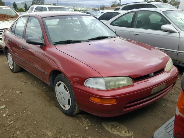 1Y1SK5262TZ062190 - 1996 GEO PRIZM BASE ბურგუნდია ფოტო 1