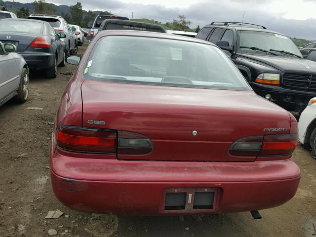 1Y1SK5262TZ062190 - 1996 GEO PRIZM BASE BURGUNDY photo 9