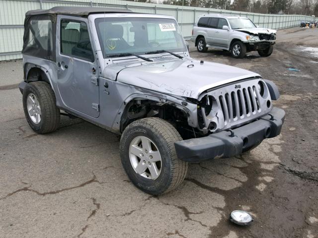 1C4AJWAG6DL669958 - 2013 JEEP WRANGLER S SILVER photo 1