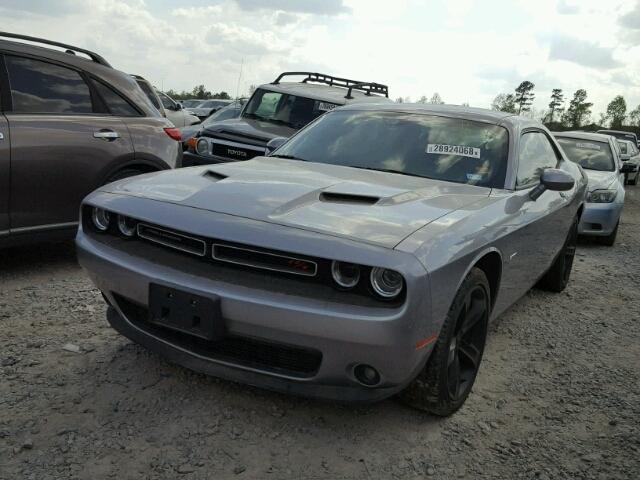 2C3CDZBT9GH256614 - 2016 DODGE CHALLENGER SILVER photo 2