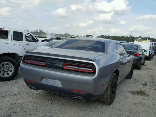 2C3CDZBT9GH256614 - 2016 DODGE CHALLENGER SILVER photo 4