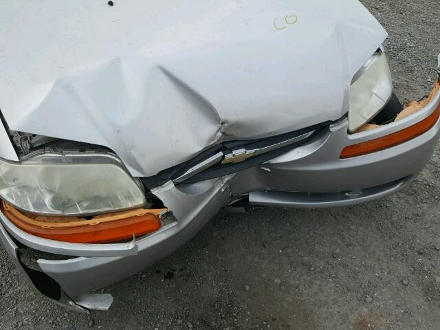 KL1TD66657B796251 - 2007 CHEVROLET AVEO BASE Արծաթագույն լուսանկար 9