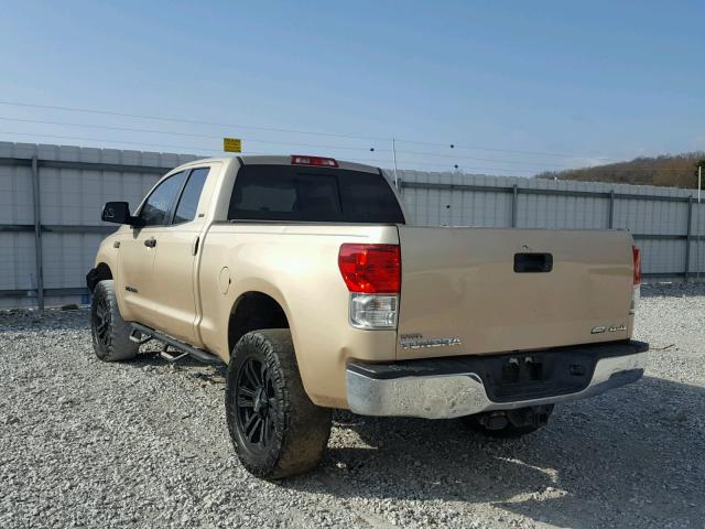 5TFUW5F12AX145286 - 2010 TOYOTA TUNDRA DOU GOLD photo 3