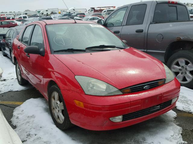 1FAFP38Z24W155586 - 2004 FORD FOCUS ZTS RED photo 1