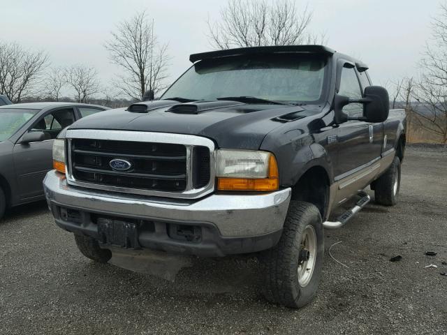 1FTNX21L0YEB80956 - 2000 FORD F250 SUPER BLACK photo 2