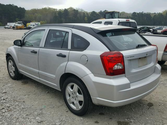 1B3HB48B68D673844 - 2008 DODGE CALIBER SX SILVER photo 3