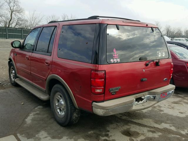 1FMRU17LX2LA70197 - 2002 FORD EXPEDITION MAROON photo 3