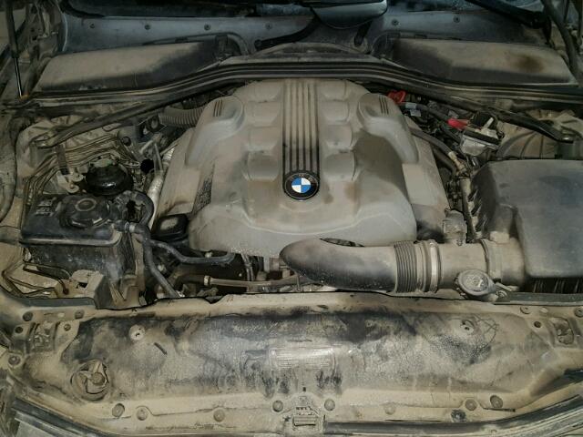 WBANB33544B110873 - 2004 BMW 545 I GRAY photo 7