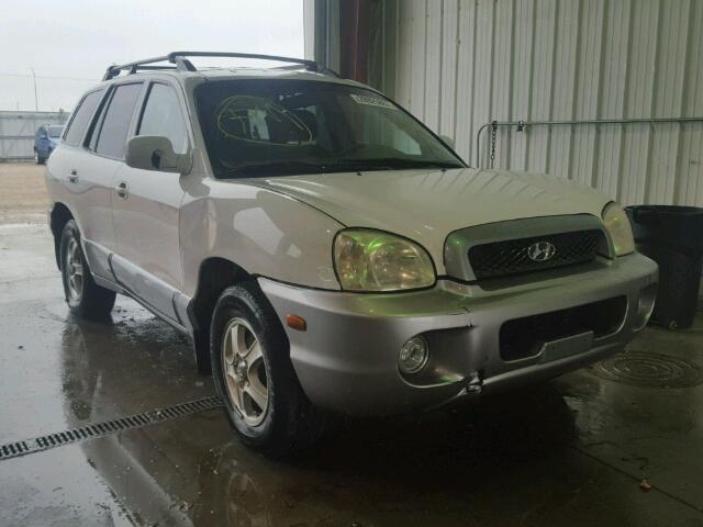 KM8SC73E74U848273 - 2004 HYUNDAI SANTA FE WHITE photo 1