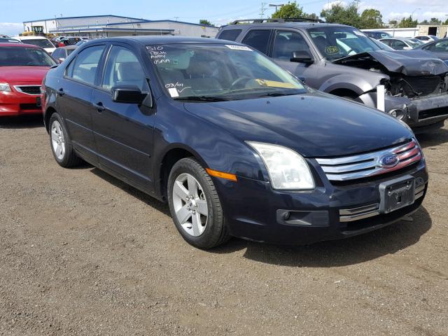 3FAHP07Z18R174681 - 2008 FORD FUSION SE BLUE photo 1