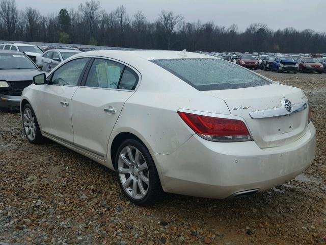 1G4GJ5G33CF226667 - 2012 BUICK LACROSSE T WHITE photo 3