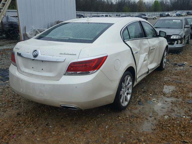 1G4GJ5G33CF226667 - 2012 BUICK LACROSSE T WHITE photo 4