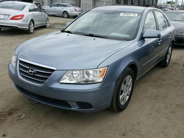 5NPET4AC3AH638552 - 2010 HYUNDAI SONATA GLS BLUE photo 2