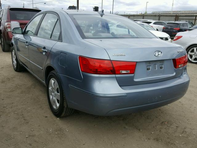 5NPET4AC3AH638552 - 2010 HYUNDAI SONATA GLS BLUE photo 3