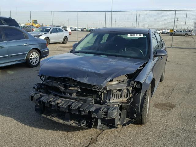 2G1WT57K391117572 - 2009 CHEVROLET IMPALA 1LT CHARCOAL photo 2