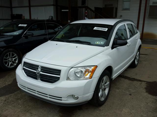 1B3CB3HA9BD254972 - 2011 DODGE CALIBER MA WHITE photo 2