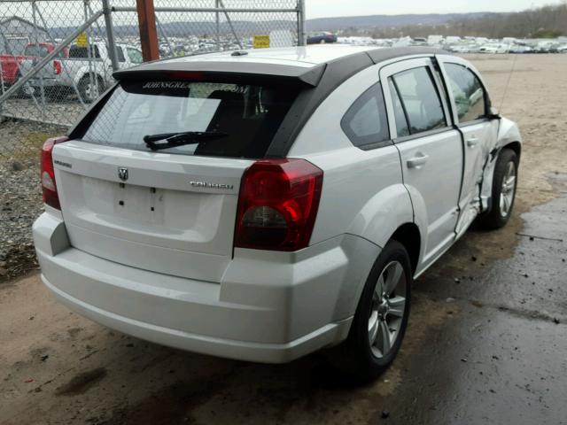 1B3CB3HA9BD254972 - 2011 DODGE CALIBER MA WHITE photo 4