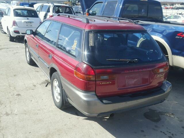 4S3BG685XW7644449 - 1998 SUBARU LEGACY 30T RED photo 3