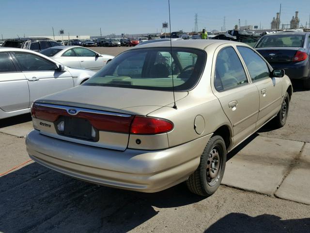 1FAFP6636YK140862 - 2000 FORD CONTOUR SE GOLD photo 4