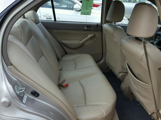 2HGES26782H585717 - 2002 HONDA CIVIC EX ოქროსფერი ფოტო 6