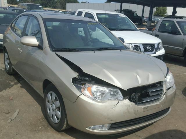 KMHDU46D18U455639 - 2008 HYUNDAI ELANTRA GL BEIGE photo 1