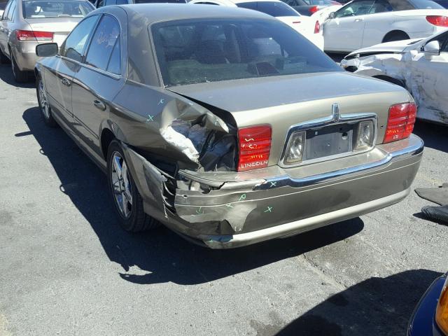 1LNHM86S12Y685236 - 2002 LINCOLN LS 棕色 照片 3