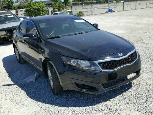 KNAGM4A79C5286814 - 2012 KIA OPTIMA LX BLACK photo 1