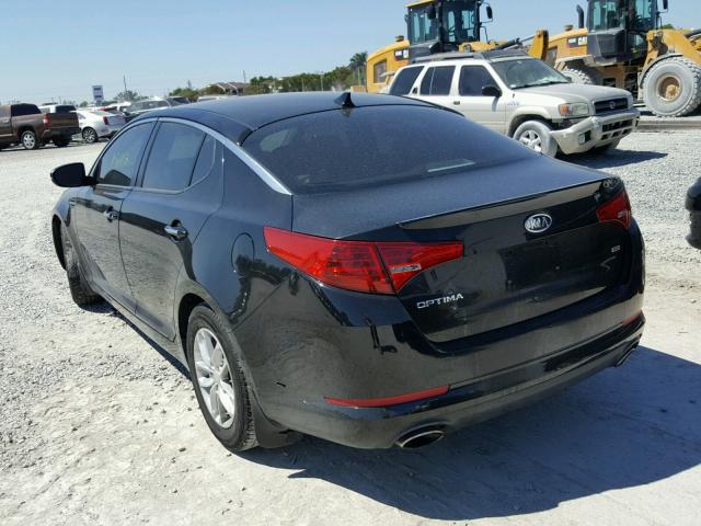 KNAGM4A79C5286814 - 2012 KIA OPTIMA LX BLACK photo 3