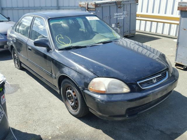 1HGEJ6605TL050278 - 1996 HONDA CIVIC LX BLACK photo 1