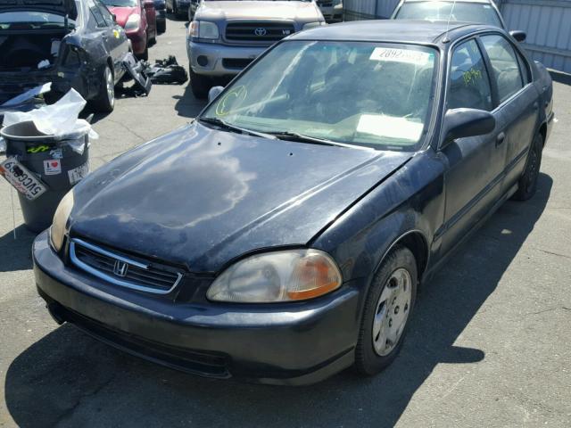 1HGEJ6605TL050278 - 1996 HONDA CIVIC LX BLACK photo 2