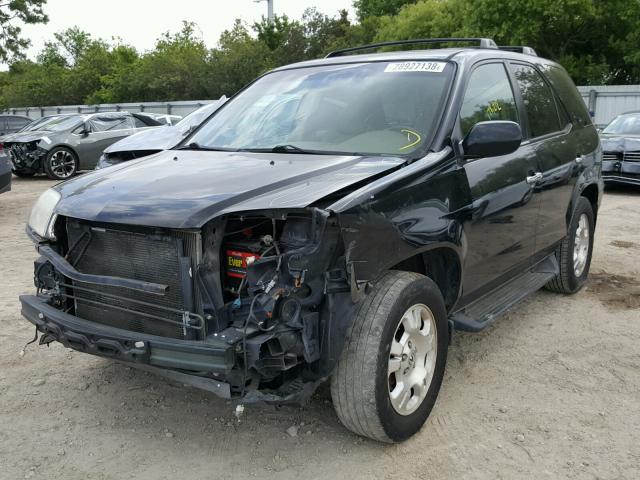 2HNYD182X1H509541 - 2001 ACURA MDX BLACK photo 2