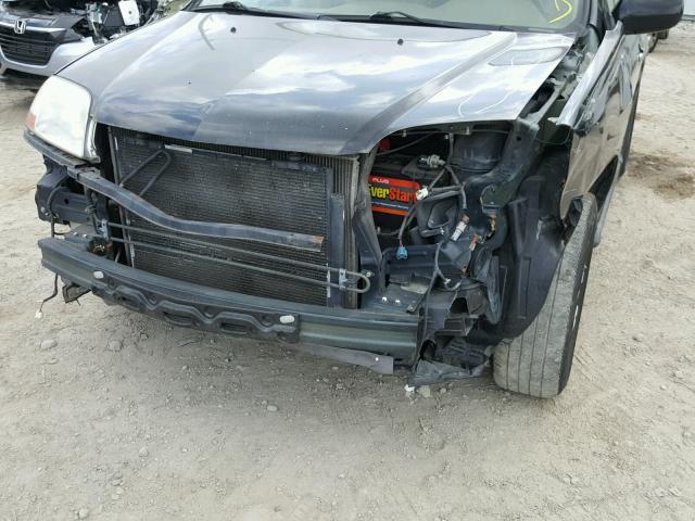 2HNYD182X1H509541 - 2001 ACURA MDX BLACK photo 9