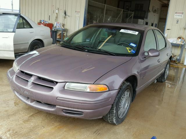 1B3EJ46C9VN508457 - 1997 DODGE STRATUS PURPLE photo 2