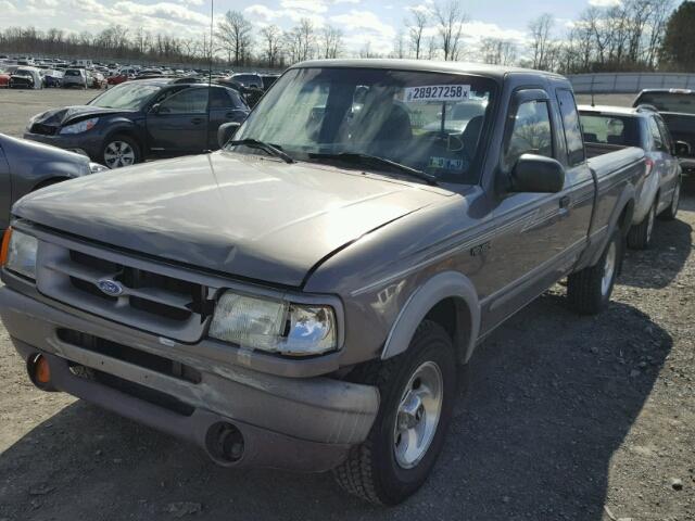 1FTCR15U9STA30572 - 1995 FORD RANGER SUP GRAY photo 2