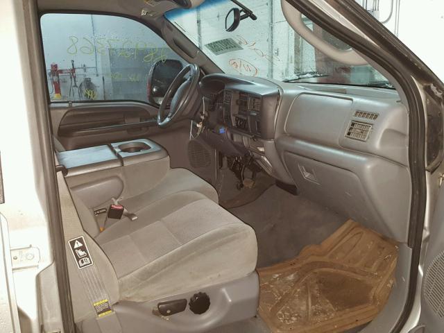 1FMSU41P53EC70621 - 2003 FORD EXCURSION SILVER photo 5