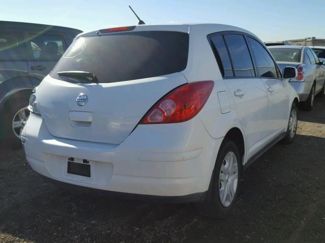 3N1BC13E77L456980 - 2007 NISSAN VERSA S WHITE photo 4