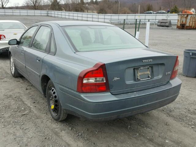 YV1TS92D331311300 - 2003 VOLVO S80 BLUE photo 3