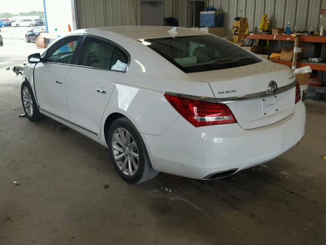 1G4GA5G38EF261949 - 2014 BUICK LACROSSE WHITE photo 3