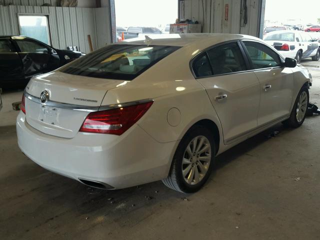 1G4GA5G38EF261949 - 2014 BUICK LACROSSE WHITE photo 4