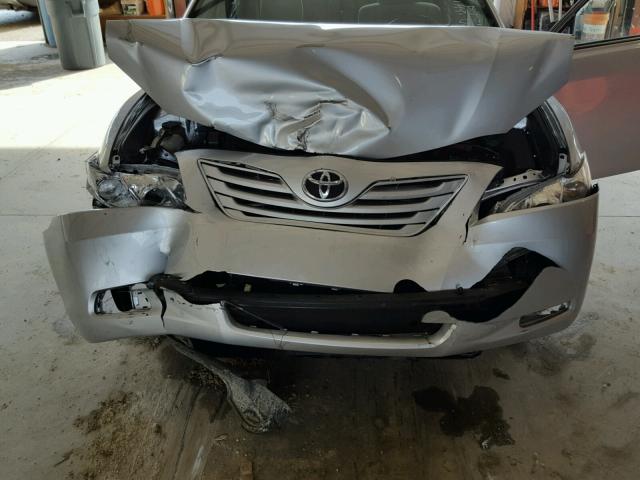 4T1BE46K19U274173 - 2009 TOYOTA CAMRY BASE SILVER photo 7