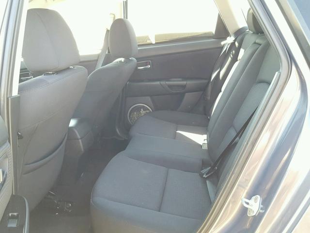 JM1BK343781161914 - 2008 MAZDA 3 HATCHBAC GRAY photo 6