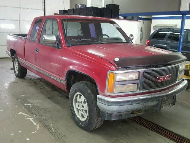 2GTEK19K8M1533119 - 1991 GMC SIERRA RED photo 1