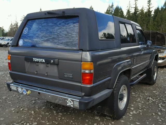 JT4RN62S6H0159773 - 1987 TOYOTA 4RUNNER RN GRAY photo 4